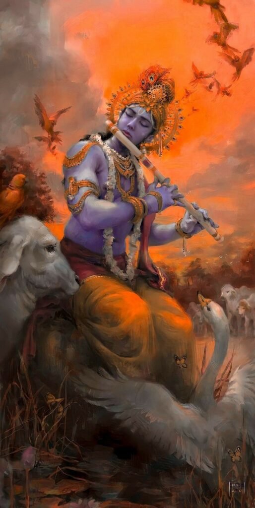 The Anger Of Lord Krishan God